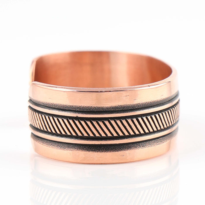 Stamped Copper Cuff
