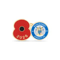 Stockport County Poppy Football Pin 2026