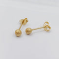 18K Sugar Earrings Made of 18K Yellow Gold by Saeed Jewelry-27283