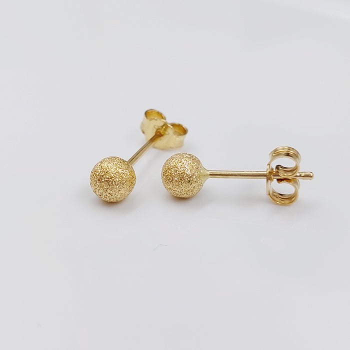 18K Sugar Earrings Made of 18K Yellow Gold by Saeed Jewelry-27284
