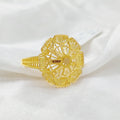 Sun Ring Made Of 21K Yellow Gold by Saeed Jewelry-28422