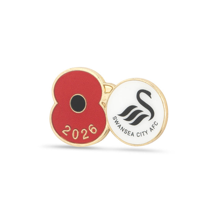 Swansea City Poppy Football Pin 2026