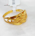 21K Taft Ring Made of 21K Yellow Gold by Saeed Jewelry-25987