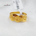 21K Taft Ring Made of 21K Yellow Gold by Saeed Jewelry-27212