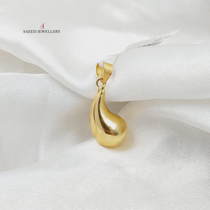 18K تعليقة دمعة-مجوهرات الشيخ سعيد-Saeed Jewelry
