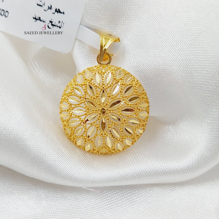 Tears Pendant Made Of 21K Yellow Gold by Saeed Jewelry-27718