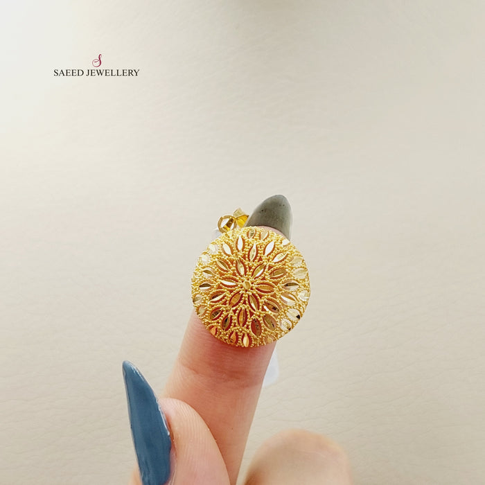Tears Pendant Made Of 21K Yellow Gold by Saeed Jewelry-27718