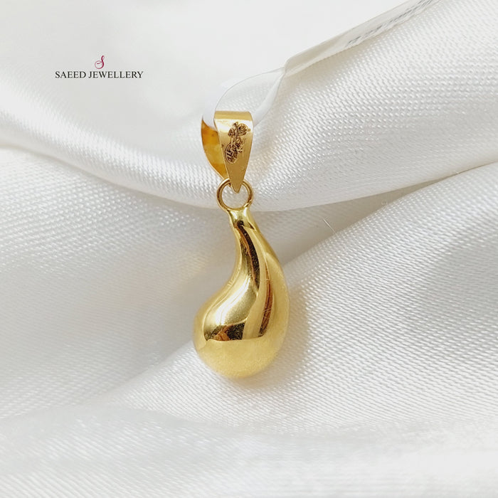18K تعليقة دمعة-مجوهرات الشيخ سعيد-Saeed Jewelry