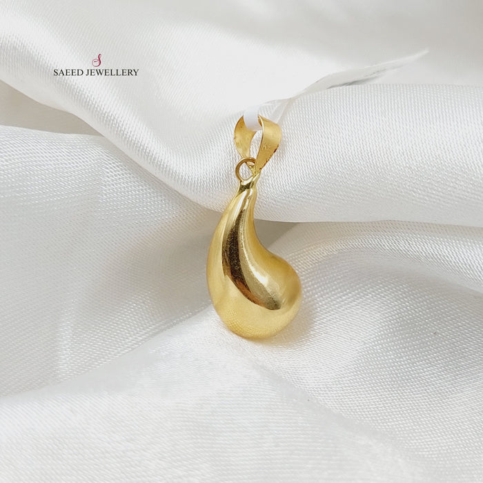 18K تعليقة دمعة-مجوهرات الشيخ سعيد-Saeed Jewelry