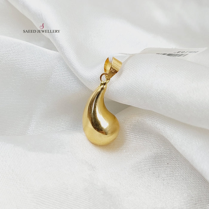 18K تعليقة دمعة-مجوهرات الشيخ سعيد-Saeed Jewelry