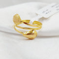 Tears Ring  Made Of 21K Yellow Gold by Saeed Jewelry-28865