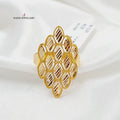Tears Ring Made Of 21K Yellow Gold by Saeed Jewelry-27842
