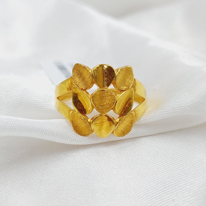Tears Ring Made Of 21K Yellow Gold by Saeed Jewelry-27600