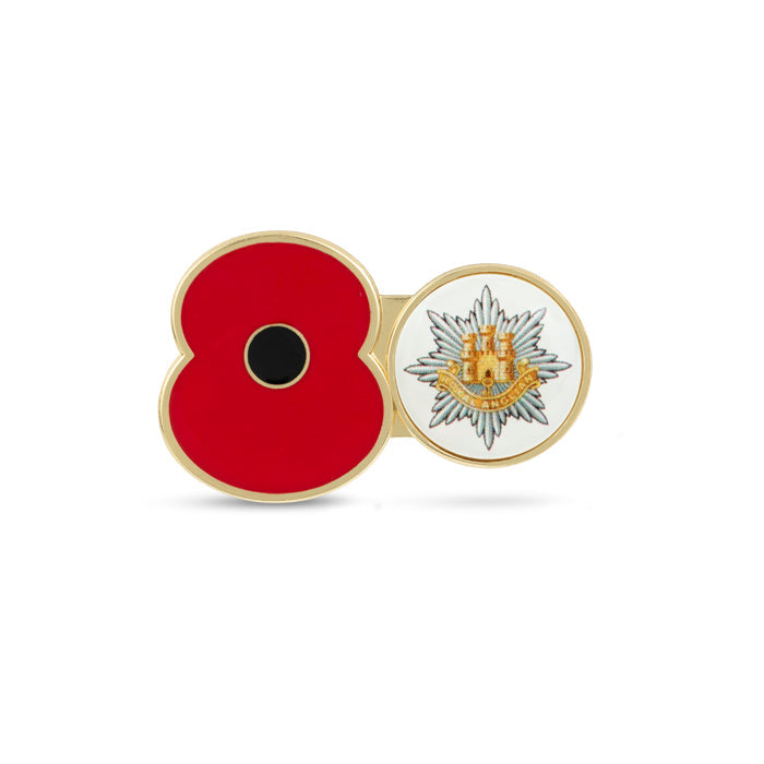 The Royal Anglians Service Poppy Pin