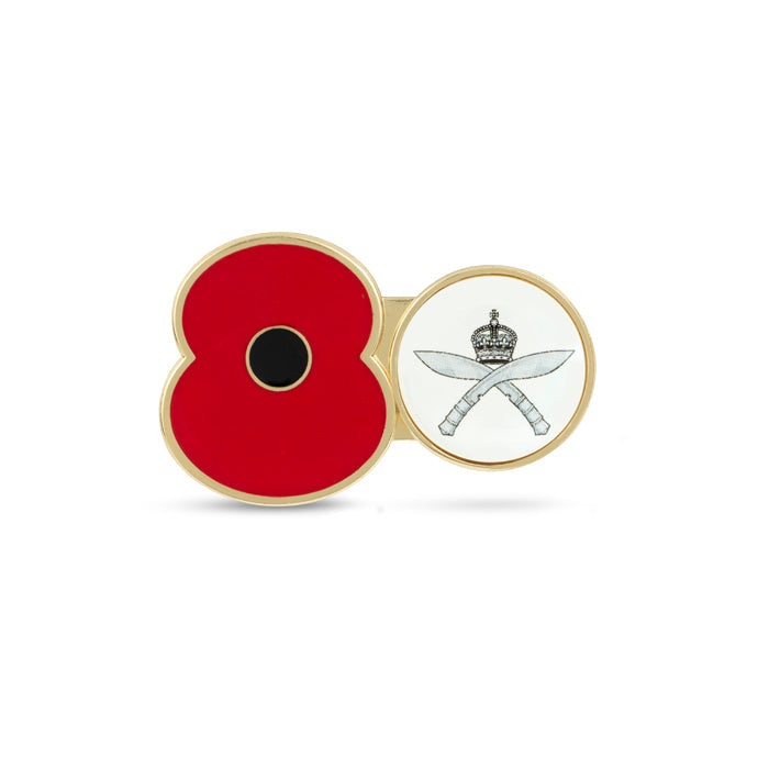 The Royal Gurkha Rifles Service Poppy Pin