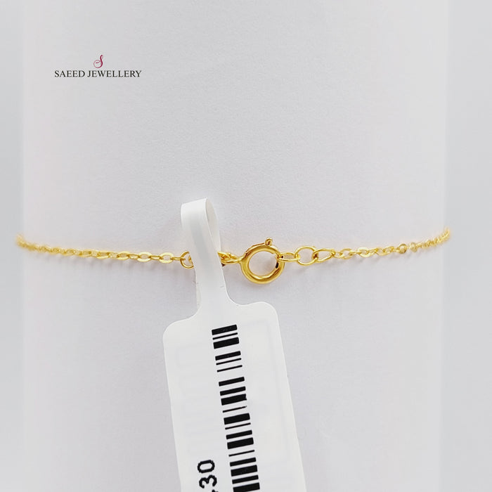 Thin Balls Bracelet Made Of  21K Yellow Gold by Saeed Jewelry-27430