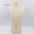 21K Thin Rope Chain Made of 21K Yellow Gold by Saeed Jewelry-25662