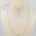 21K Thin Rope Chain Made of 21K Yellow Gold by Saeed Jewelry-25798