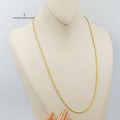 21K Thin Rope Chain Made of 21K Yellow Gold by Saeed Jewelry-25800
