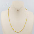 21K Thin Rope Chain Made of 21K Yellow Gold by Saeed Jewelry-26029