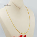 Thin Rope Chain Made Of  21K Yellow Gold by Saeed Jewelry-27349