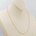 21K Thin Zarad Chain Made of 21K Yellow Gold by Saeed Jewelry-25206
