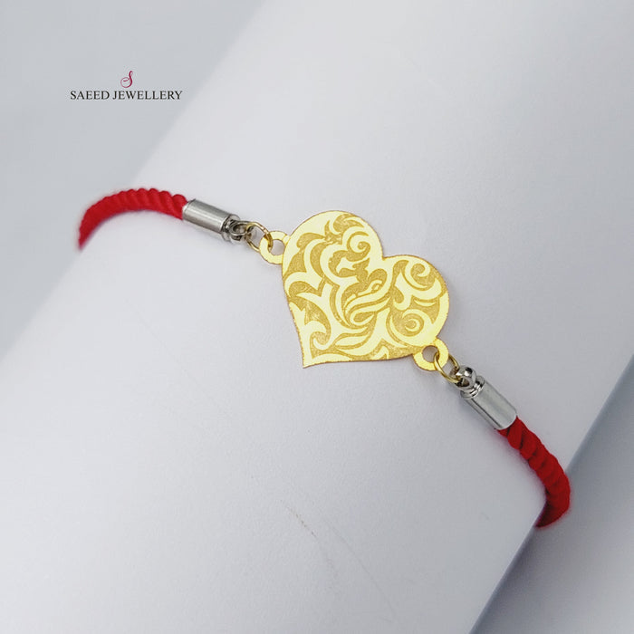 21K Thread Bracelet Made of 21K Yellow Gold by Saeed Jewelry-25098