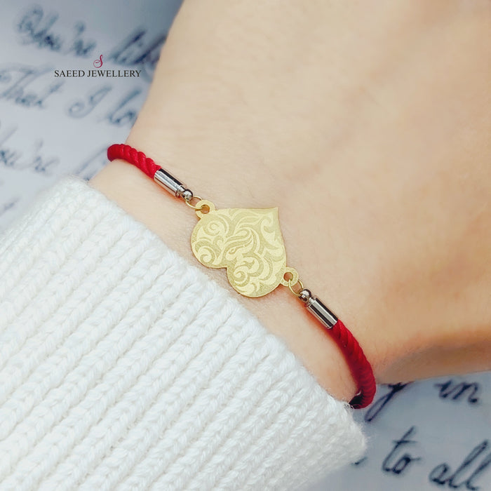 21K Thread Bracelet Made of 21K Yellow Gold by Saeed Jewelry-25098