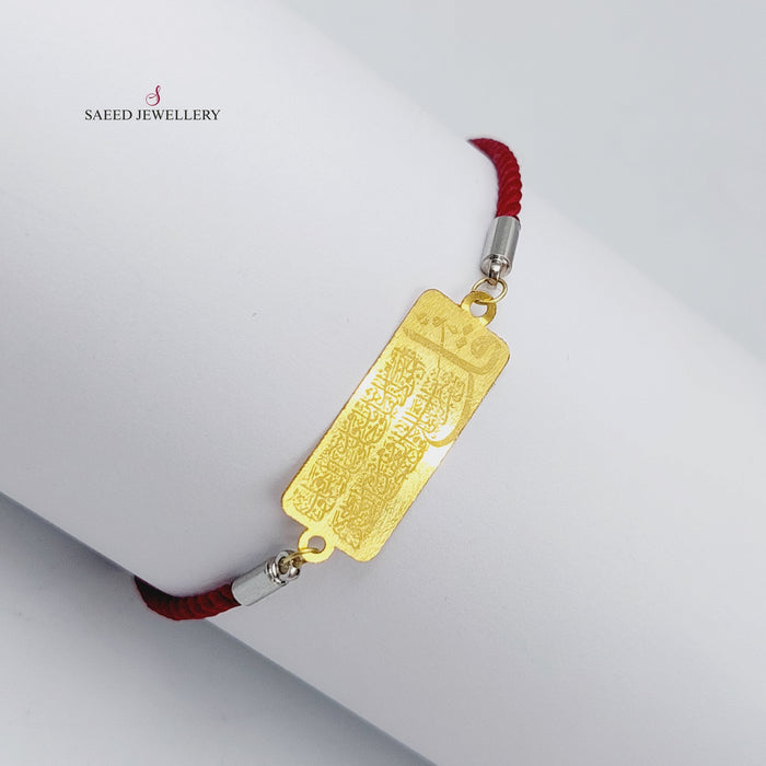 21K Thread Bracelet Made of 21K Yellow Gold by Saeed Jewelry-25097