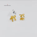 18K حلق برغي شكلة-مجوهرات الشيخ سعيد-Saeed Jewelry