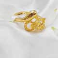 21K Tiger Ring Made of 21K Yellow Gold by Saeed Jewelry-26198