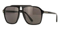 Tom Ford Autari TF1209 #colour_shiny black/grey with light mirror