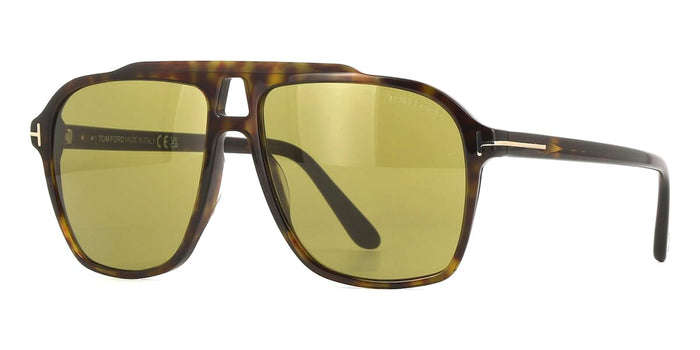 Tom Ford Autari TF1209 #colour_shiny dark havana/green