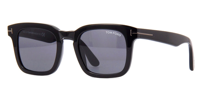 Tom Ford Dax TF751-N #colour_shiny black/grey with light mirror