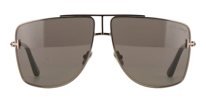Tom Ford Eliott-02 TF1307 #colour_shiny gunmetal/grey with light mirror