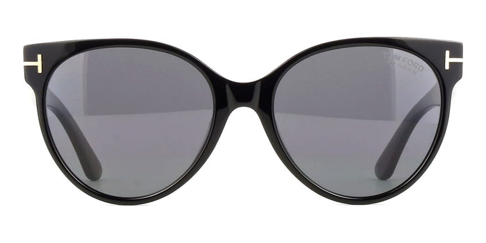 Tom Ford Tallulah-02 TF1311#colour_shiny-black-grey-with-light-mirror-polarised