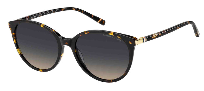 Tommy Hilfiger TH2350/S #colour_havana-brown-blue-double-shade-peach-gradient