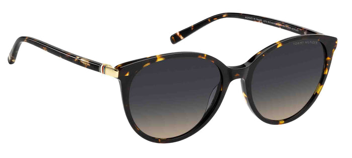 Tommy Hilfiger TH2350/S #colour_havana-brown-blue-double-shade-peach-gradient