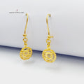 Turkish Earrings Made Of 21K Yellow Gold by Saeed Jewelry-27729