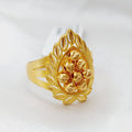 21K Turkish Fancy Ring Made of 21K Yellow Gold by Saeed Jewelry-25926