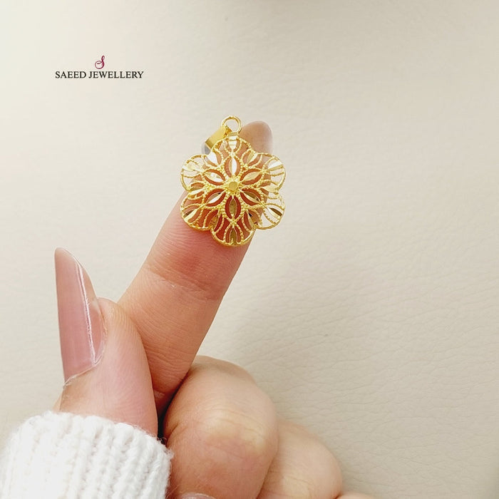 Turkish Pendant Made Of  21K Yellow Gold by Saeed Jewelry-27399
