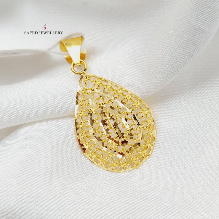 Turkish Pendant Made Of  21K Yellow Gold by Saeed Jewelry-27403