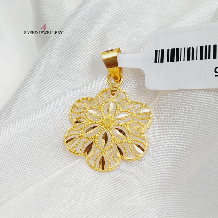 Turkish Pendant Made Of  21K Yellow Gold by Saeed Jewelry-27399