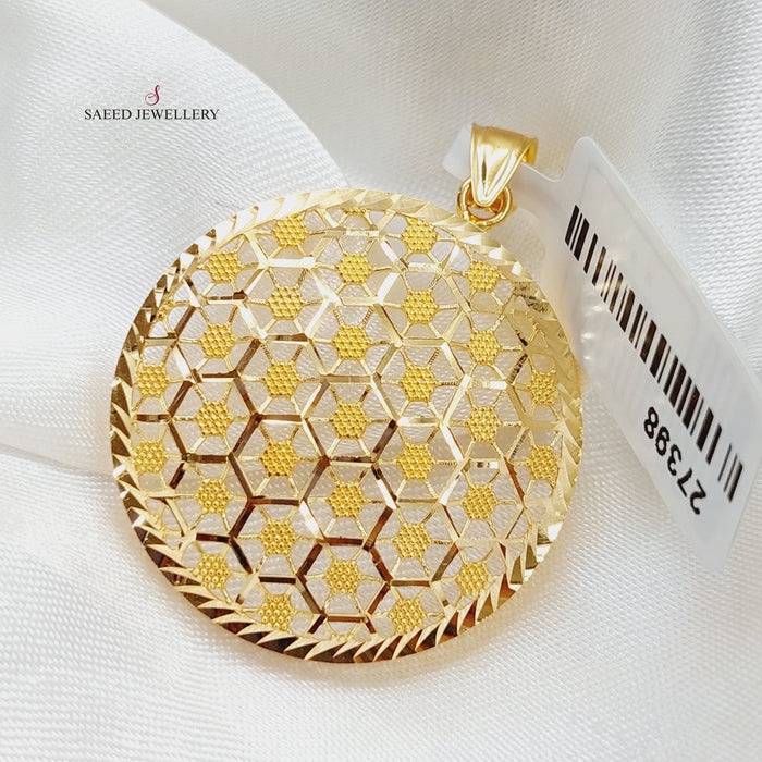 Turkish Pendant Made Of  21K Yellow Gold by Saeed Jewelry-27398