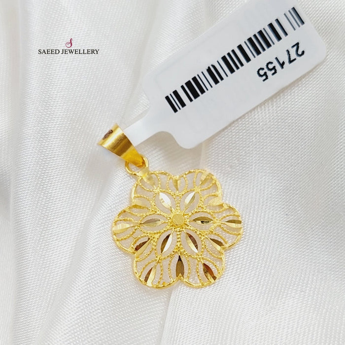 Turkish Pendant Made Of  21K Yellow Gold by Saeed Jewelry-27399