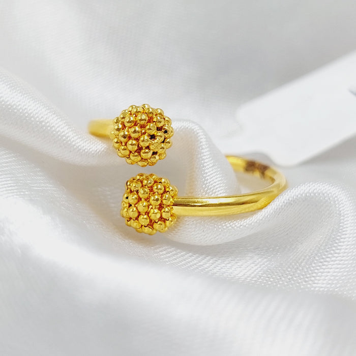 21K Turkish Ring Made of 21K Yellow Gold by Saeed Jewelry-26501