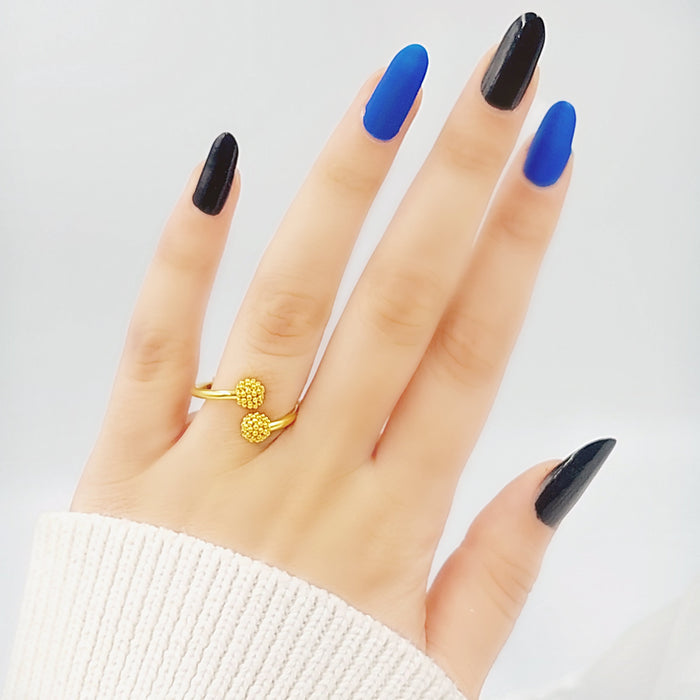 21K Turkish Ring Made of 21K Yellow Gold by Saeed Jewelry-26501