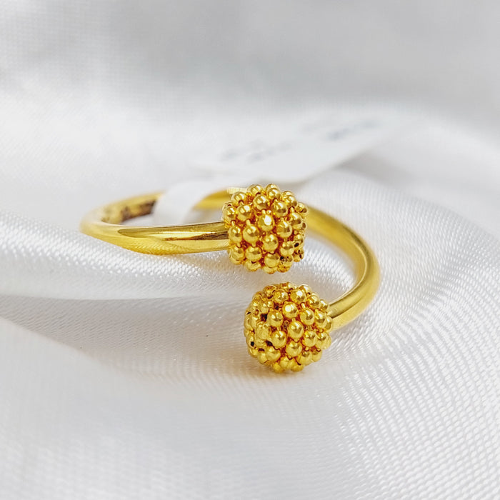 21K Turkish Ring Made of 21K Yellow Gold by Saeed Jewelry-26501