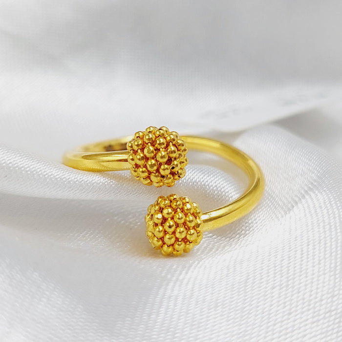21K Turkish Ring Made of 21K Yellow Gold by Saeed Jewelry-26501