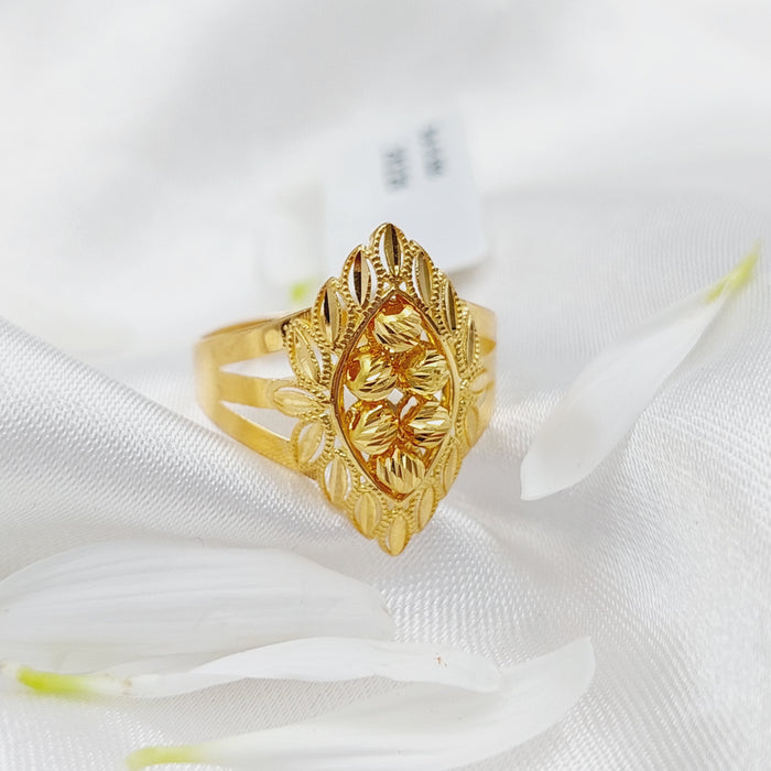 21K Turkish spike Ring Made of 21K Yellow Gold by Saeed Jewelry-26226